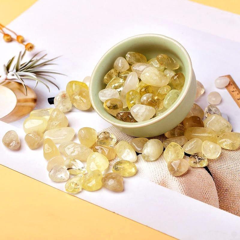 Boolavard Set of 3 Citrine Stones - Natural Gemstones Crystals - görsel 4