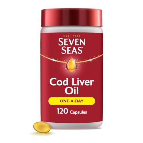 Seven Seas Pure Cod Liver Oil 120 capsules - görsel 2