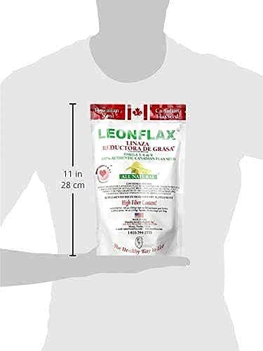 Leonflax, 100% Authentic Canadian Flax Seed, All-natural, High Fiber Content, Dietary Supplement to Improve your Digestive Health, 18 Oz, Bag - görsel 13