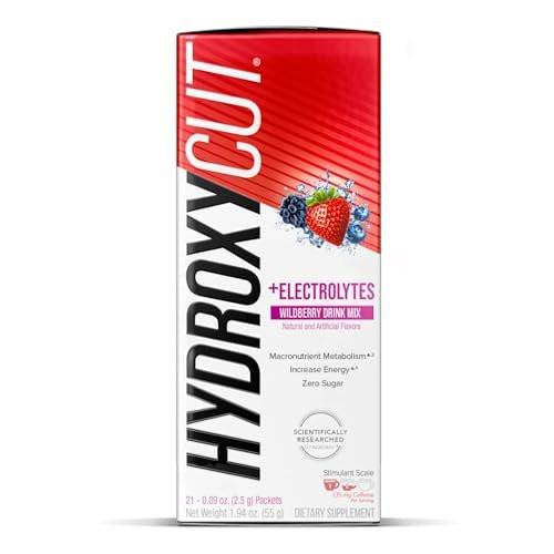 Hydroxycut Drink Mix - Advanced Result - Metabolism & Energy Support - C. Canephora Robusta Extract, 135 mg Caffeine & B Vitamins - for Men & Women - Wildberry Blast - 21 Stick Packs - görsel 6
