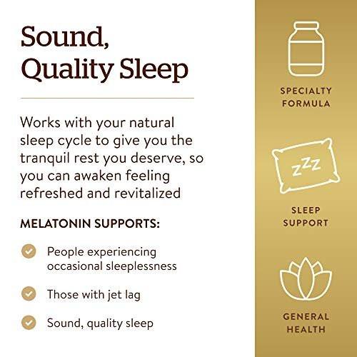 Solgar Melatonin 10 mg Clinically Studied Ingredient, Helps Promote Relaxation & Sleep, Suitable for Vegans, 60 Tablets - görsel 9