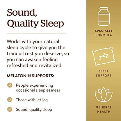 Solgar Melatonin 5 mg, 120 Nuggets - Helps Promote Relaxation & Rest - Clinically Studied Melatonin - Vegan, Gluten Free, Dairy Free, Kosher - 120 Servings