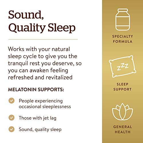 Solgar Melatonin 5 mg, 120 Nuggets - Helps Promote Relaxation & Rest - Clinically Studied Melatonin - Vegan, Gluten Free, Dairy Free, Kosher - 120 Servings - görsel 2