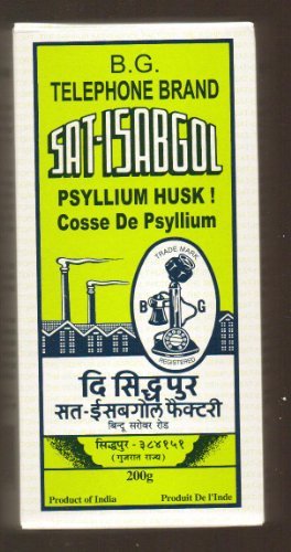 Telephone Brand Psyllium Husk (Sat-Isabgol) 200 Gram - görsel 1