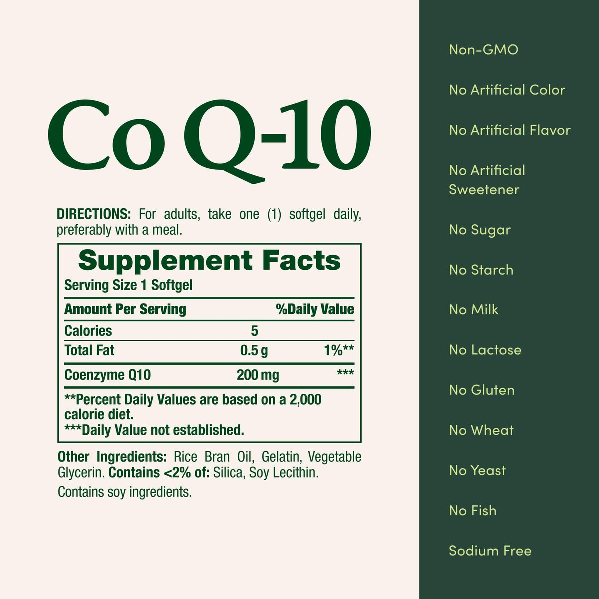 Nature's Bounty CoQ10, Supports Heart Health, Dietary Supplement, 200mg, 80 Rapid Release Softgels - görsel 4