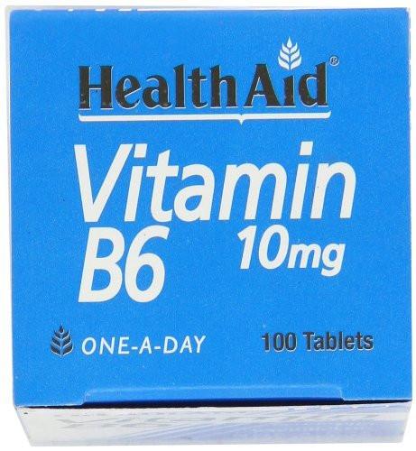 Health Aid Vitamin B6 (Pyridoxine HCl) 10mg 100 Tablets - görsel 5