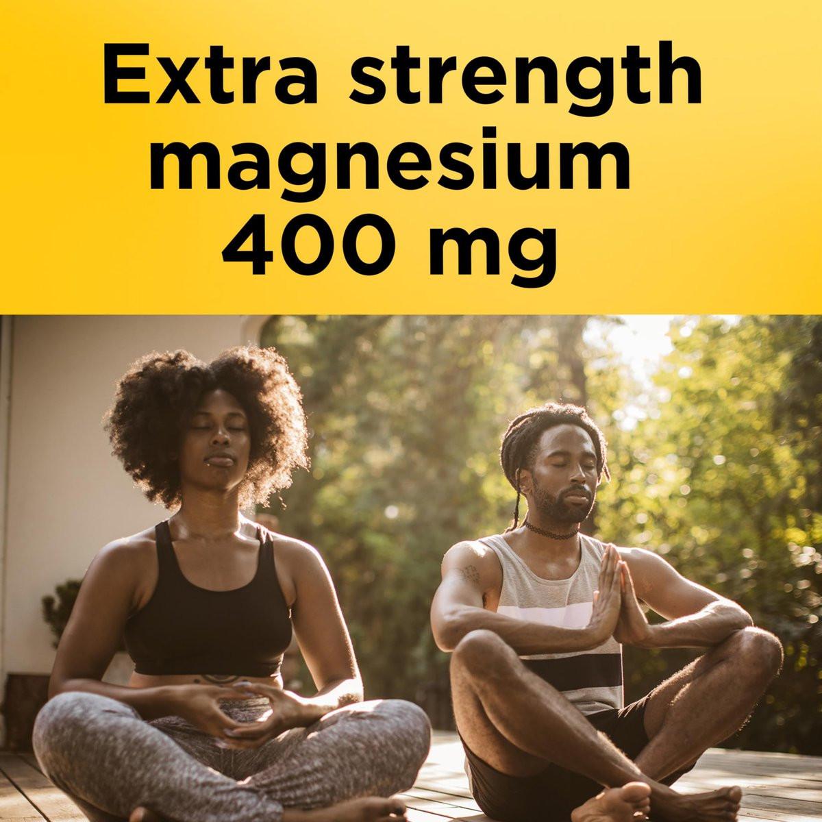 Nature Made Magnesium Oxide 400 mg Softgels, Extra Strength Magnesium Supplements for Men and Women, Support for Muscle, Nerve, Bone and Heart, 60 Day Supply - görsel 4