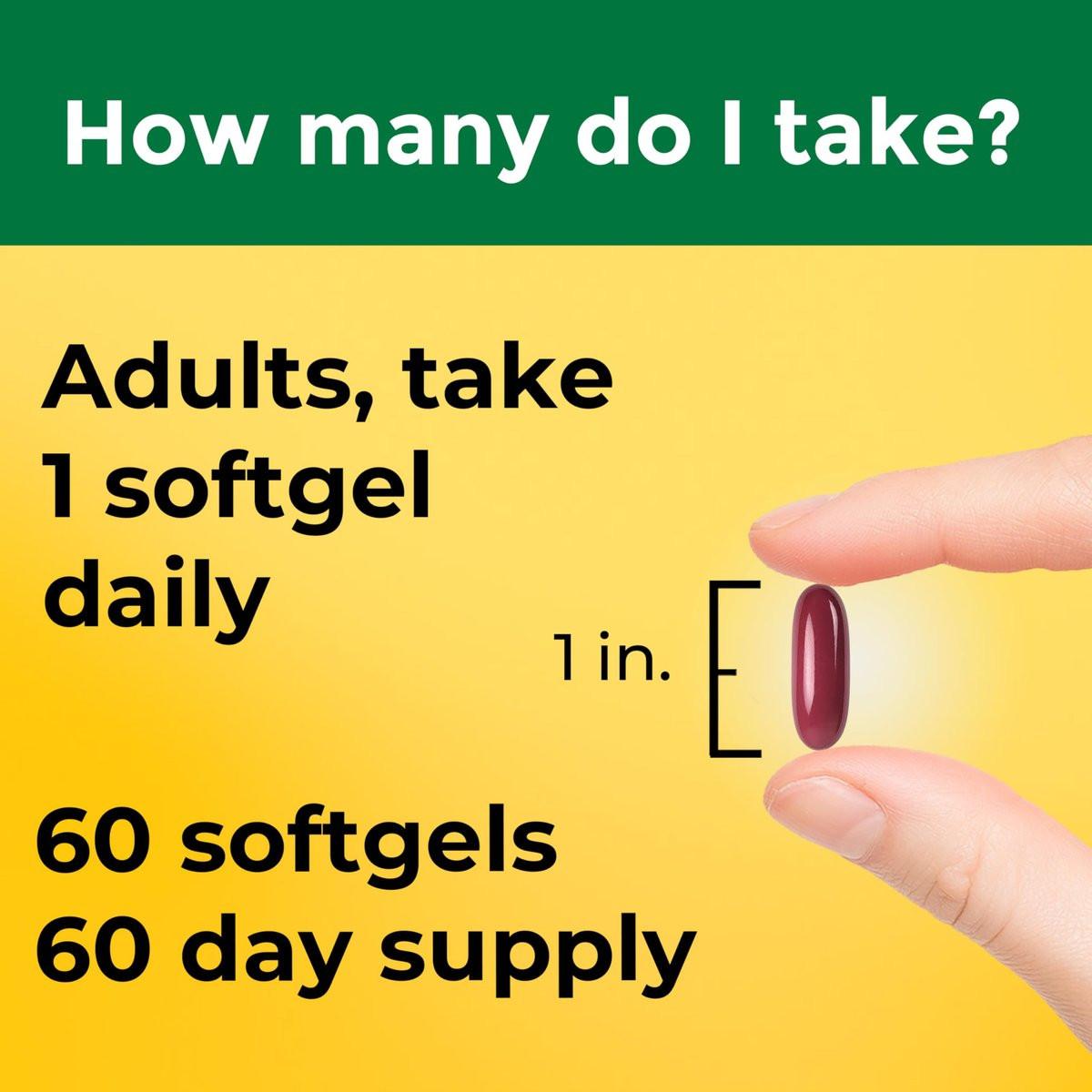 Nature Made Magnesium Oxide 400 mg Softgels, Extra Strength Magnesium Supplements for Men and Women, Support for Muscle, Nerve, Bone and Heart, 60 Day Supply - görsel 7