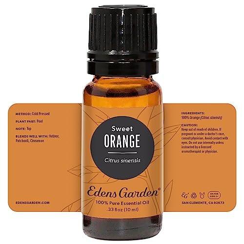 Edens Garden Orange Sweet Essential Oil - 100% Pure Premium Grade, Undiluted, Natural, Therapeutic, Aromatherapy, Best for Diffuser, Laundry, Humidifiers, Kid Safe 10 ml (.33 fl oz) - görsel 4