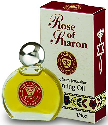Ein Gedi Rose of Sharon Anointing Oil For Prayer 7.5 ml / 0.25 fl.oz., From The Land Of The Bible - görsel 1