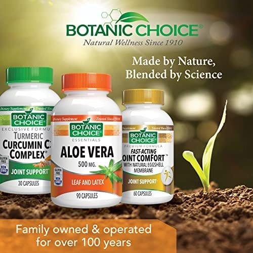 Botanic Choice Aloe Vera 500mg - Digestive, Liver & Stomach Health - 90 Capsules - Gluten Free, Non-GMO - görsel 9