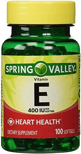 Spring Valley Vitamin E 400 IU Water Soluble Softgels - 100 Count - görsel 1