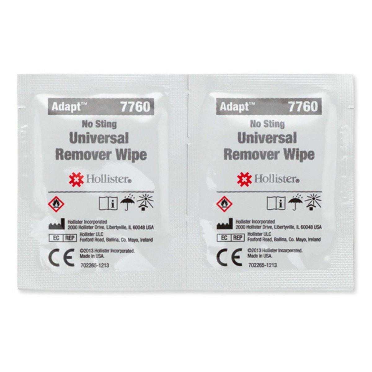Hollister Adapt Adhesive and Barrier Remover Wipes, 50 Count Box (7760) - görsel 1