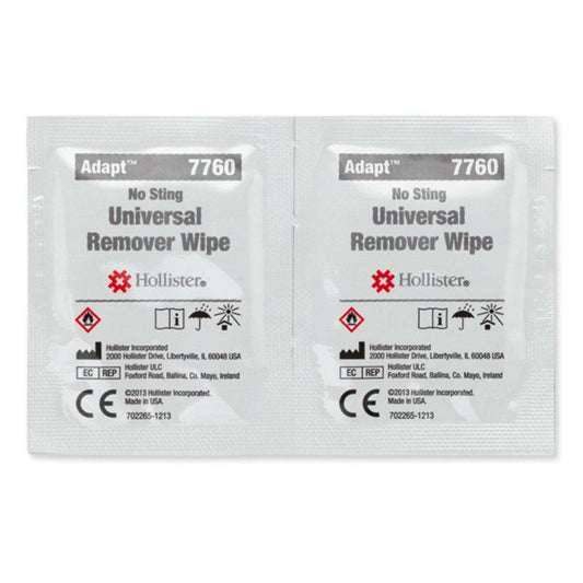 Hollister Adapt Adhesive and Barrier Remover Wipes, 50 Count Box (7760)