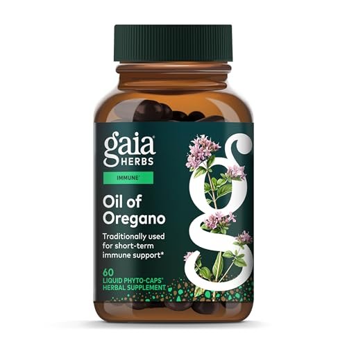 Gaia Herbs Oil of Oregano - Immune & Antioxidant Support Supplement - with Oregano Oil, Carvacrol & Thymol* - 60 Vegan Liquid Phyto-Caps (60 Servings) - görsel 3