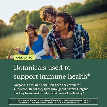 Gaia Herbs Oil of Oregano - Immune & Antioxidant Support Supplement - with Oregano Oil, Carvacrol & Thymol* - 60 Vegan Liquid Phyto-Caps (60 Servings)