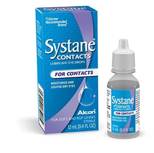 Systane Contacts Soothing Drops - 0.405 oz (12 mL) - Dry Eye Relief for Contact Lens Wearers - görsel 1