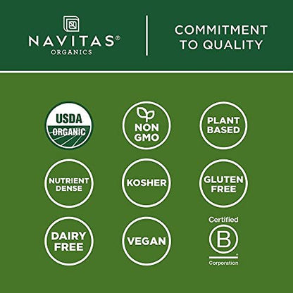 Navitas Organics Goji Powder – 100% Freeze Dried Goji Berry Juice – Antioxidant Boost – For Smoothies, Desserts & More – USDA Organic, Non GMO, Kosher, Vegan, Gluten Free (4oz. Bag, 12 Servings)