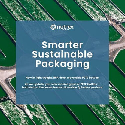 Nutrex Hawaii Pure Hawaiian Spirulina Powder - Vegan Superfood, Farm Grown in Kona, Non-GMO, Immune Support & Cellular Energy, 5 Oz