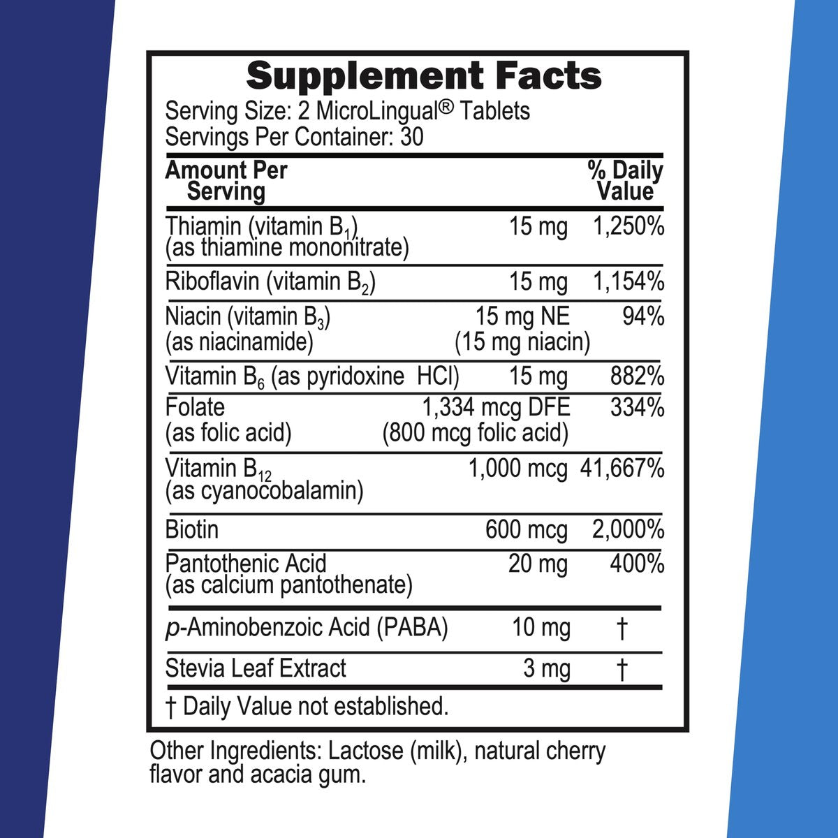 Superior Source Women's B Complex - Energy Support Supplement for Women - Multivitamin with Vitamin B12, Vitamin B3 & More - B Vitamin Supplement Aids Heart Health - 60 Sublingual Dissolving Tablets - görsel 4
