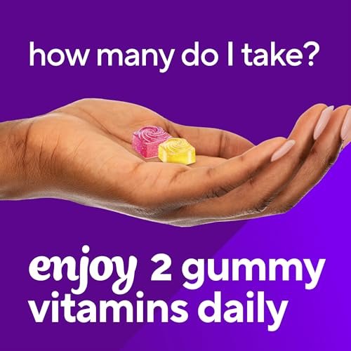 Vitafusion PreNatal Gummy Vitamins, Raspberry Lemonade Flavor, Prenatal Vitamin Supplement for Women with Folate and DHA, 45 Day Supply, 90 Count - görsel 12