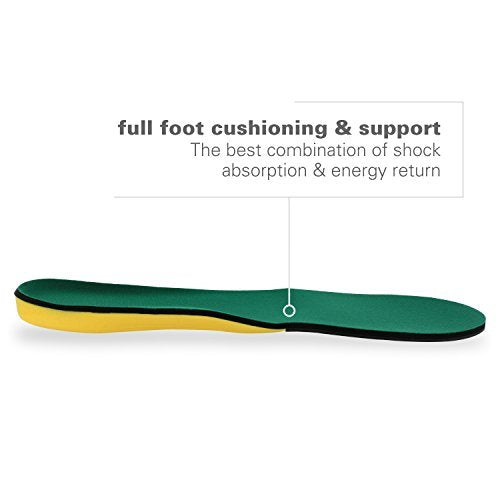 Spenco Polysorb Cross Trainer Athletic Cushioning Arch Support Shoe Insoles, Women's 7-8.5/Men's 6-7.5, 2 Count (Pack of 1) - görsel 8