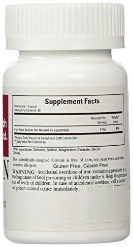 Cardiovascular Research Ferritin Maximum Absorption Iron Supplement, 60 Capsules - görsel 2