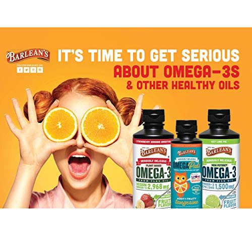 Barlean's Omega 3 Fish Oil Liquid Supplement – Delicious Lemon Crème Flavor: Unlike many fish oils that have an – Image 2