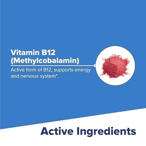 Superior Source No Shot Vitamin B-12 Methylcobalamin 1000 mcg, B-6, & Methylfolate 1000 mcg - Supports Energy, Brain, and Heart Health - Bariatric Friendly - 60 Sublingual Dissolving Tablets - görsel 9