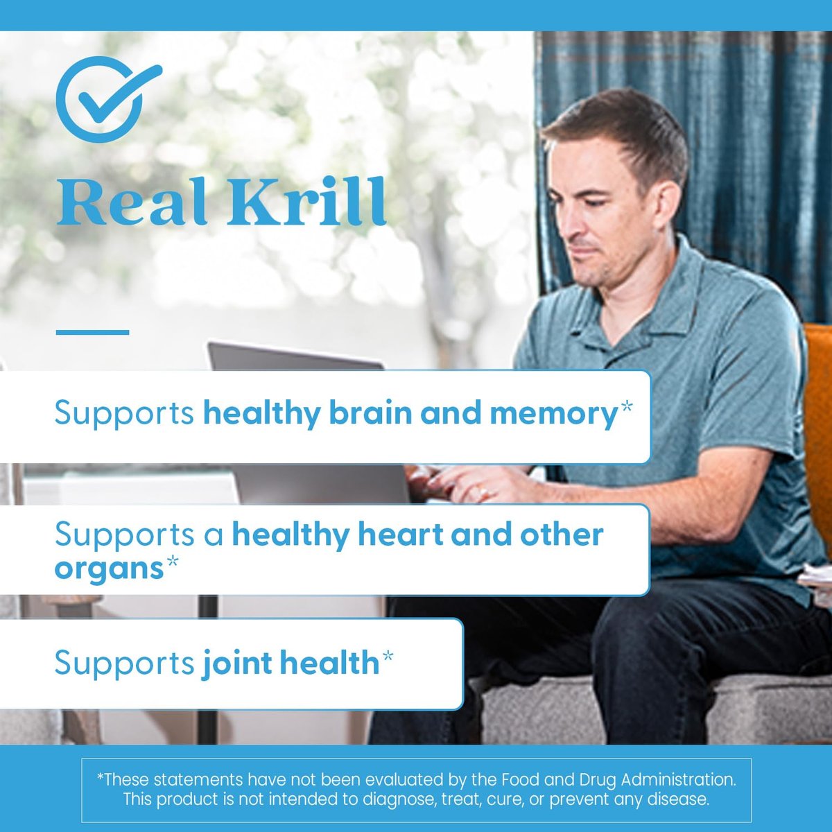 Doctor's Best Real Krill Oil 350 mg - Antarctic Krill Oil with Omega-3, EPA, DHA & Astaxanthin - Supports Heart, Brain & Joint Health - 60 Softgels - görsel 7