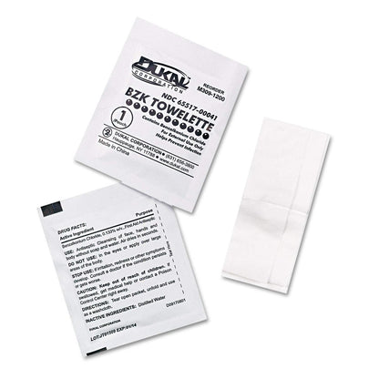 First Aid Only FAE-4002 Sting Free Antiseptic Cleansing Wipes, 10 Count