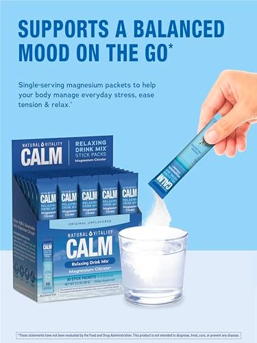 Natural Vitality Calm Magnesium Stick – Gluten-Free & Sugar-Free: Suitable for those with gluten sensitivities or – Image 3