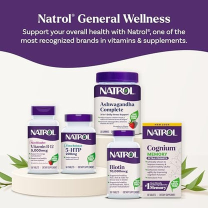 Natrol Fast Dissolve Vitamin D3 2,000 IU, Dietary Supplement for Bone and Joint Health, Bone Support Supplement, 90 Tablets, 90 Day Supply