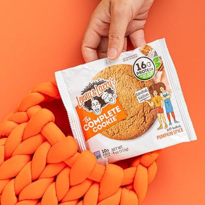 Lenny & Larry's Protein Cookie, Pumpkin – Package Quantity: 12 cookies – Image 9