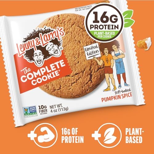 Lenny & Larry's Protein Cookie, Pumpkin – Product Dimensions: 10.13 x 4.88 x 4.69 inches – Image 7