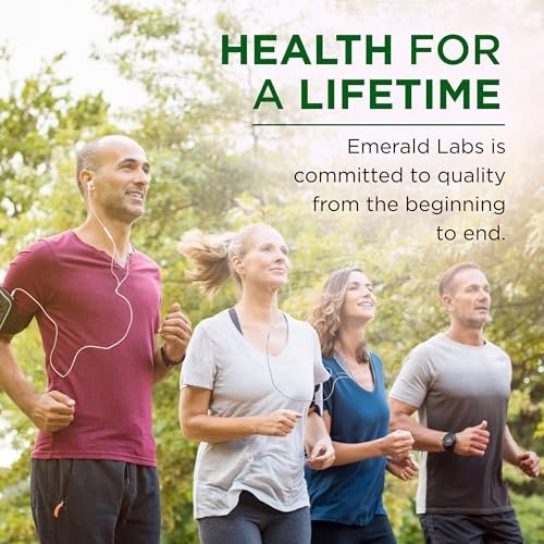 EMERALD LABS B-Healthy - Vegan Vitamin B Complex - Includes Methylated Folic Acid & Full Spectrum B Vitamins - Supports Immune, Brain & Heart Health* - 60 Vegetable Capsules - görsel 5
