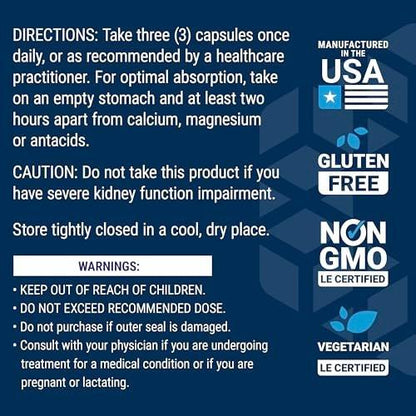 Life Extension Strontium Caps, Trace Mineral for Advanced Bone Health Support, Gluten Free, Non-GMO, Vegetarian, 90 Capsules