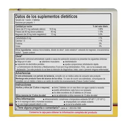Medique Medi-Lyte Electrolyte Replenisher, Fast Relief from Heat, Stress, Fatigue, and Muscle Cramping, Easy to Swallow Tablets, 500 Tablets (250 x 2)