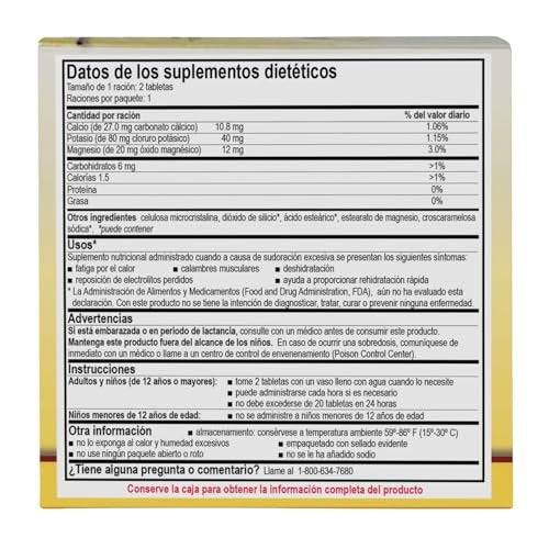 Medique Medi-Lyte Electrolyte Replenisher, Fast Relief from Heat, Stress, Fatigue, and Muscle Cramping, Easy to Swallow Tablets, 500 Tablets (250 x 2) - görsel 5