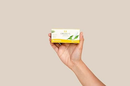 Organyc - 100% Certified Organic Cotton Tampons - No Applicator, Free from Chlorine, Perfumes, Rayon, and Chemicals - Normal, Regular, 16 Count (Pack of 1) (R00992)