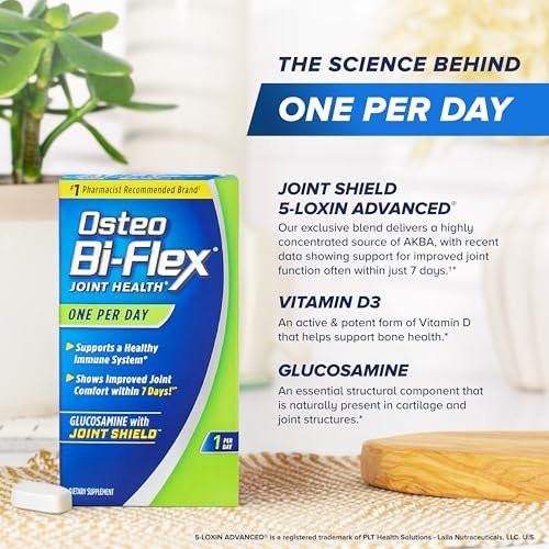 Osteo Bi-Flex One Per Day Vitamin D Supplement, Improve Joint Function, Support Bone and Immune Health, 30 Coated Tablets - görsel 1