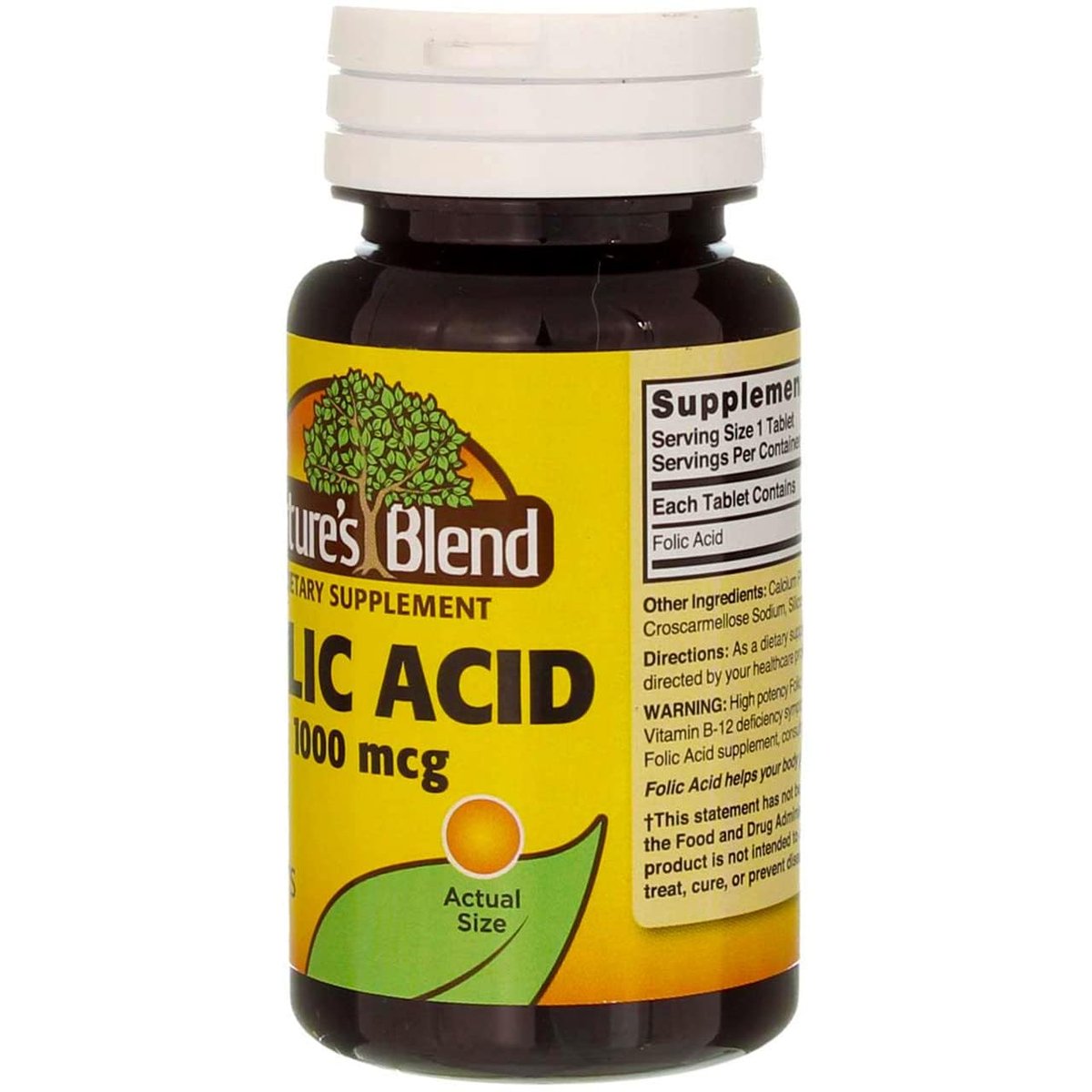 Swanson Folic Acid 1000 mcg - 100 Tablets | Vitamin B9 Supplement - görsel 9