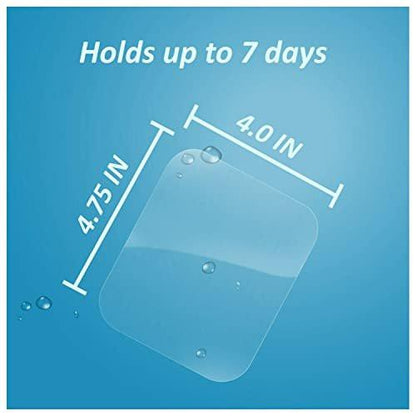 Nexcare Tegaderm Waterproof Transparent Dressing, Dirtproof, Germproof, Provides Protection To Minor Burns, Scrapes, Cuts, Blisters And Abrasions, 4 x 4.75 in, 4 Count