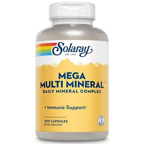 Solaray Mega Multi Mineral | 200 Capsules | Comprehensive Mineral Supplement - görsel 9