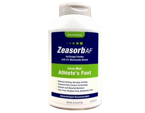 Zeasorb-AF Super Absorbent Antifungal Powder 2.5 oz (3 Pack) - görsel 6