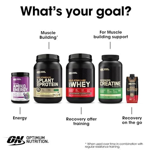 Optimum Nutrition Amino Energy - Pre Workout with Green Tea, BCAA, Amino Acids, Keto Friendly, Green Coffee Extract, Energy Powder - Blue Raspberry, 30 Servings (Packaging May Vary) - görsel 11