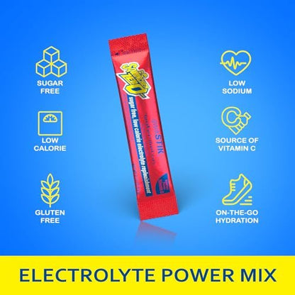 Sqwincher Zero Qwik Stik, Orange, Sugar Free, Low Calorie, Sodium Electrolyte Powder Hydration Drink Mix, .11 oz Packet (Pack of 50)