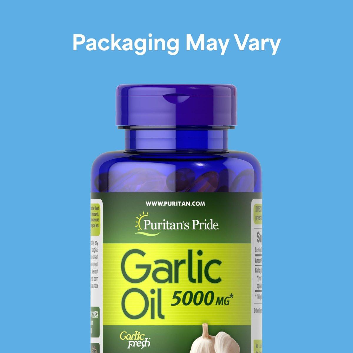 Puritan's Pride Premium Garlic Fresh, Traditional Dietary Supplement for Heart Health and Circulation Support with Antioxidant Properties, 250 Rapid Release Softgels - görsel 3