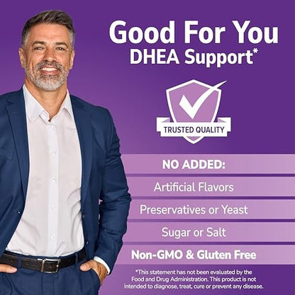 21st Century DHEA 25 mg Capsules (90 Count), Hormone Balance Dietary Supplements, DHEA Supplement for Women & Men Gluten-Free, Non-GMO, No Added Preservatives or Artificial Flavors