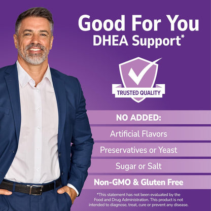 21st Century DHEA 25 mg Capsules (90 Count), Hormone Balance Dietary Supplements, DHEA Supplement for Women & Men Gluten-Free, Non-GMO, No Added Preservatives or Artificial Flavors